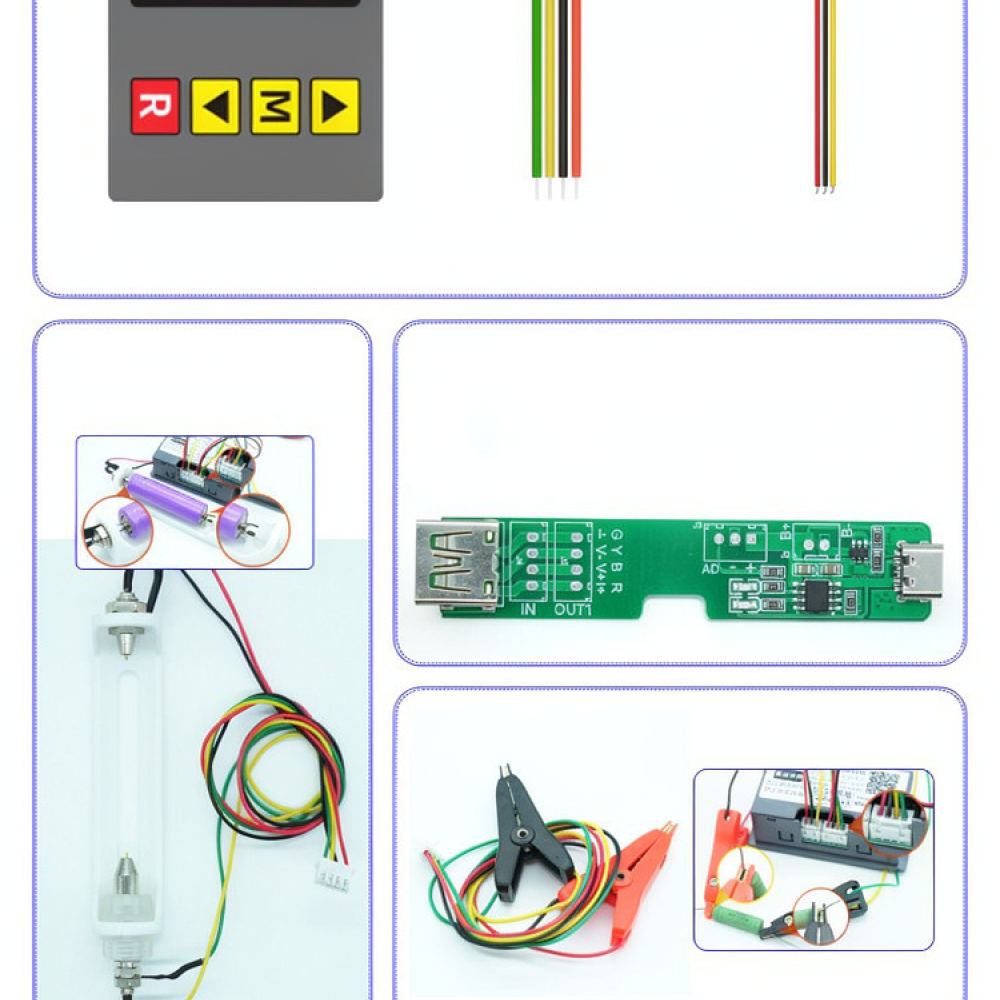 Testeur de tension et de résis - Battery Internal Resistance Tester Four Wire avis et prix